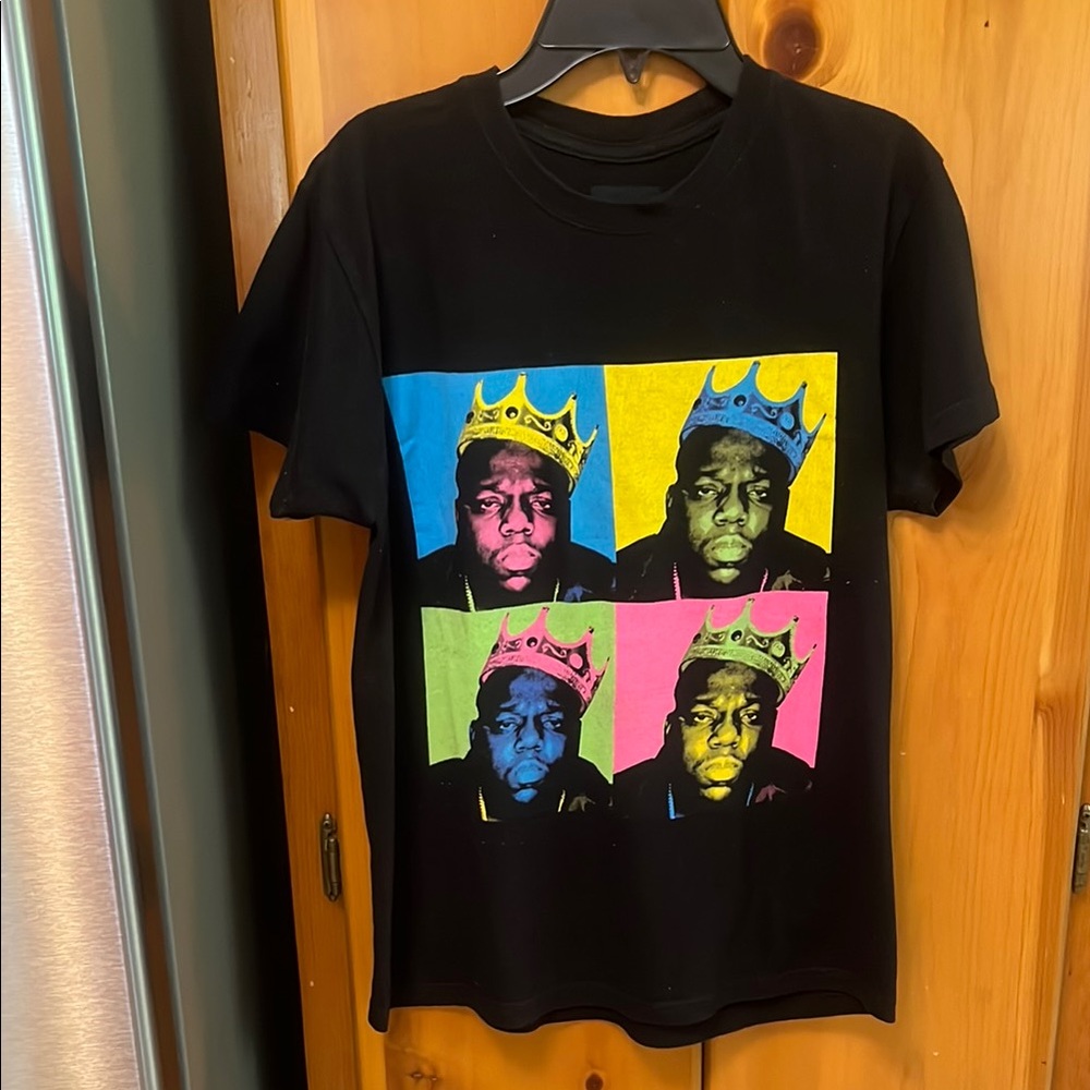 Notorious B.I.G. Black shirt sleeve tshirt-size S